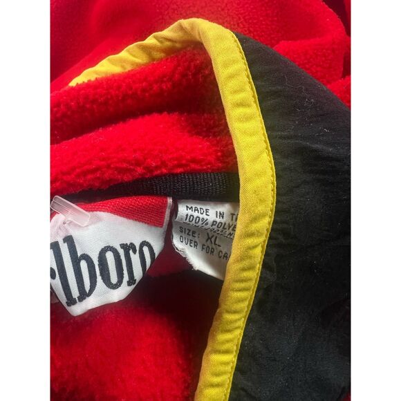 Vintage Marlboro Adventure Snap Button Pullover Fleece Sweatshirt - XL - Picture 3 of 6